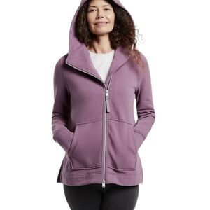 Athleta Women’s‎ Retroplush Sweatshirt Zip Hoodie Purple Violet XS